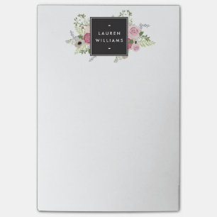 Beautiful Pink Roses Modern Elegance Post-it Notes