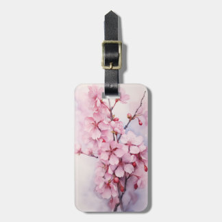 Beautiful Pink Sakura Cherry Blossom Luggage Tag