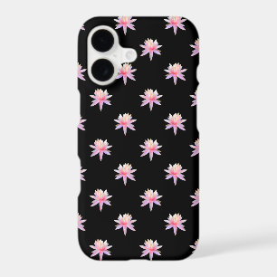 Beautiful Pink White Lotus Flower Pattern