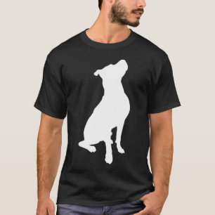 Beautiful Pitbull White Gift For Pittie Moms Dads T-Shirt