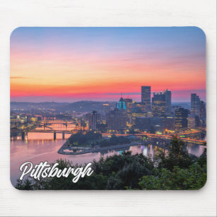 Beautiful Pittsburgh, Pennsylvania Mouse Mat