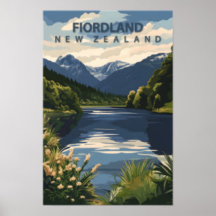 Beautiful Place Okavango Delta Botswana Travel Poster