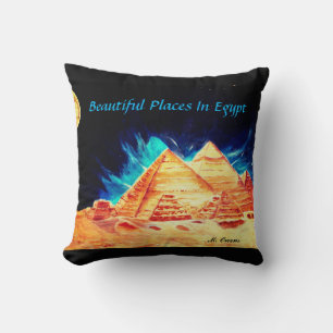 Beautiful Places In Egypt Throw Pillow