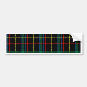 Beautiful Plaid Pattern Bumper Sticker