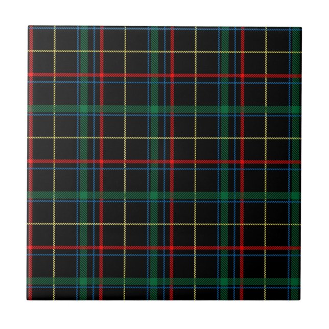 Beautiful Plaid Pattern Tile (Front)
