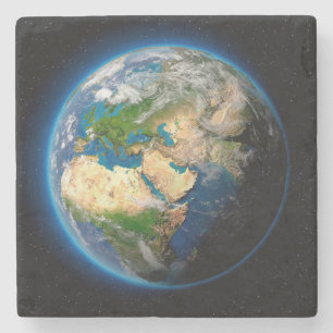 Beautiful Planet Earth Stone Coaster