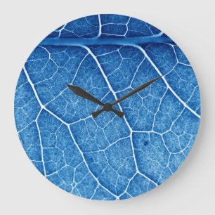 Beautiful Plant Closeup Texture Background Large Clock