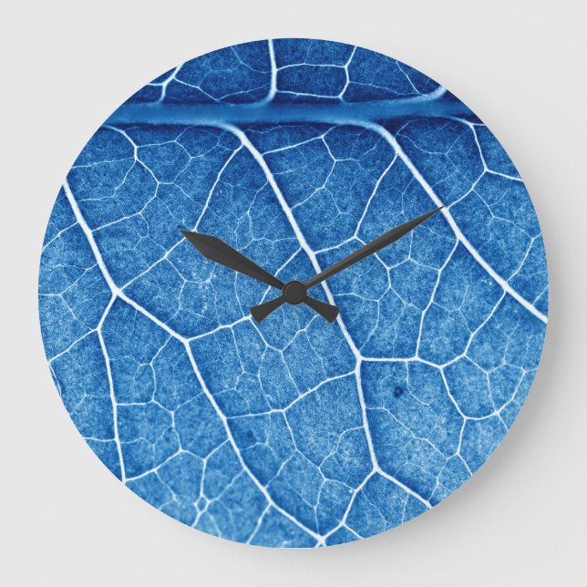 Beautiful Plant Closeup Texture Background Large Clock (Front)
