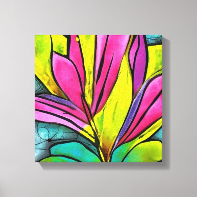 Beautiful Plant Collection Canvas Print (Front)