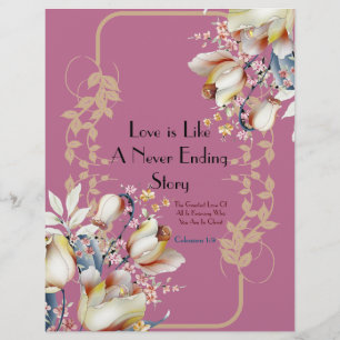 Beautiful Poem Love is Like a Never Ending Story
