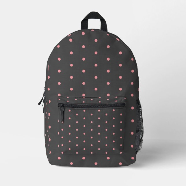 Beautiful Polka Dot Backpack for Women  (Front)