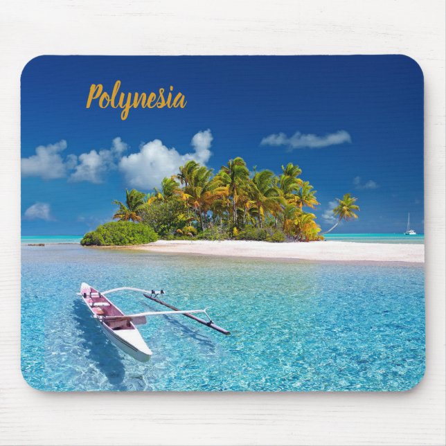 Beautiful Polynesia Mouse Mat (Front)