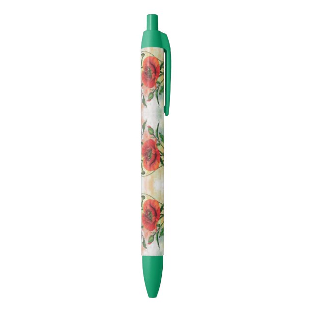 Beautiful Poppies Pen (Bottom (Vertical))