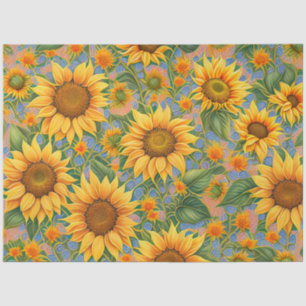 Beautiful Popular Sunflower Collection Tissue Paper