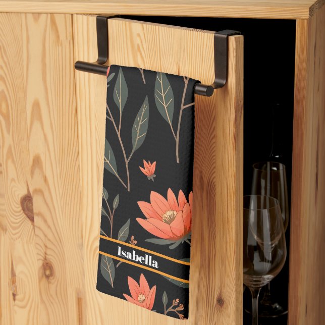 Beautiful Popular Vintage Floral Collection Tea Towel (Thirds Fold)