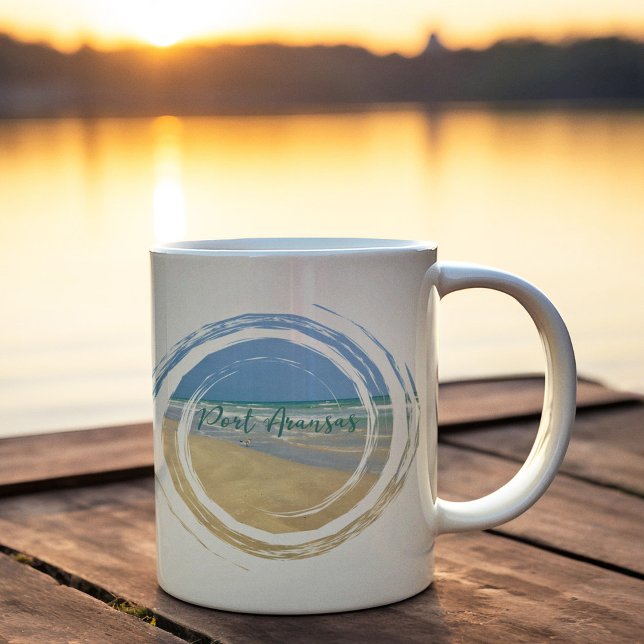 Beautiful Port Aransas Texas Beach Coffee Mug (Creator Uploaded)