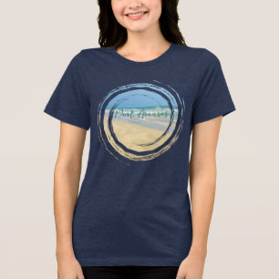 Beautiful Port Aransas Texas Beach Tri-Blend Shirt