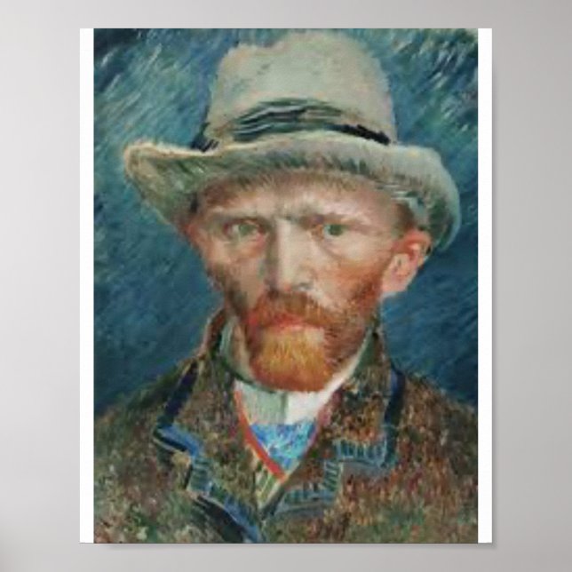 Beautiful portrait of Van Gogh  Poster (Front)