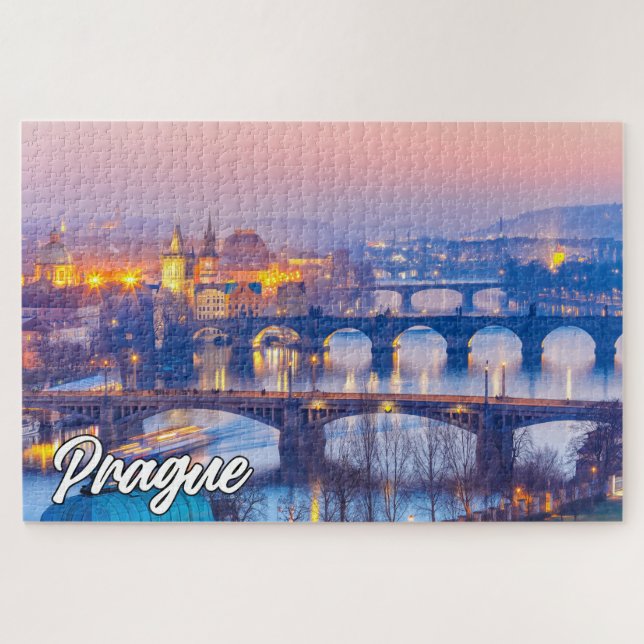 Beautiful Prague, Czech Republic Jigsaw Puzzle (Horizontal)