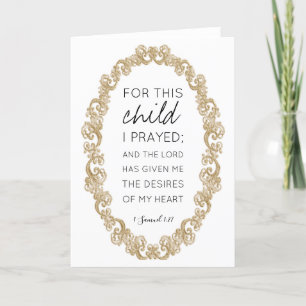 Beautiful Precious Scripture Bible Verse Inspired Card