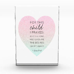 Beautiful Precious Scripture Bible Verse Inspired Photo Block