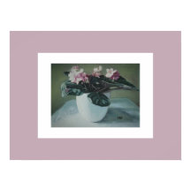 Beautiful pretty pink floral fine art vintage look