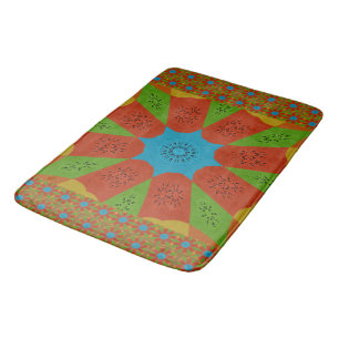 Beautiful Pretty Unique Exceptional colours design Bath Mat