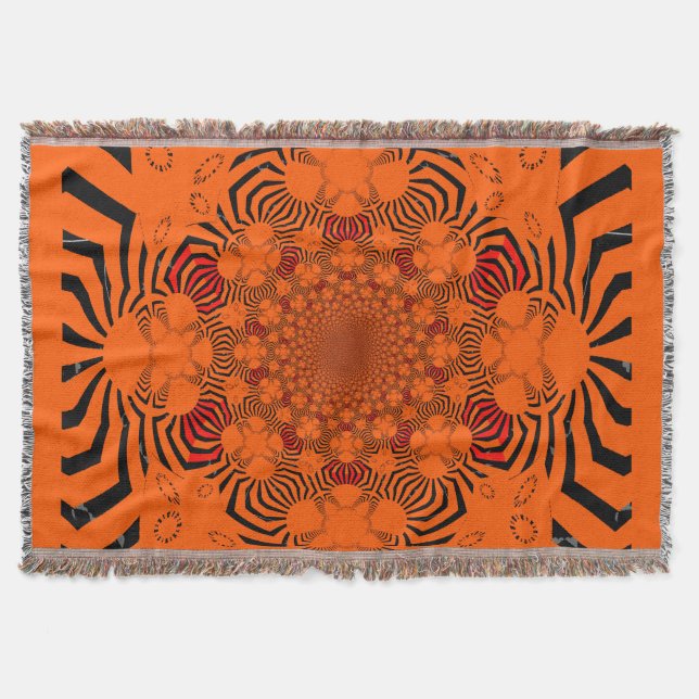 Beautiful Pretty unique personal vivid pink colour Throw Blanket (Front)