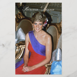 Beautiful! Princess Diana Thailand 1988 Stationery