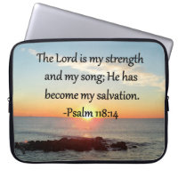 Beautiful Psalm 118:14 Sunrise Photo Design