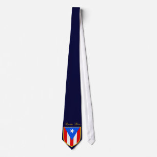Beautiful Puerto Rico Flag Tie