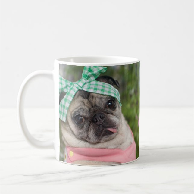 Beautiful Pug Mug by Pugs and Kisses (Left)