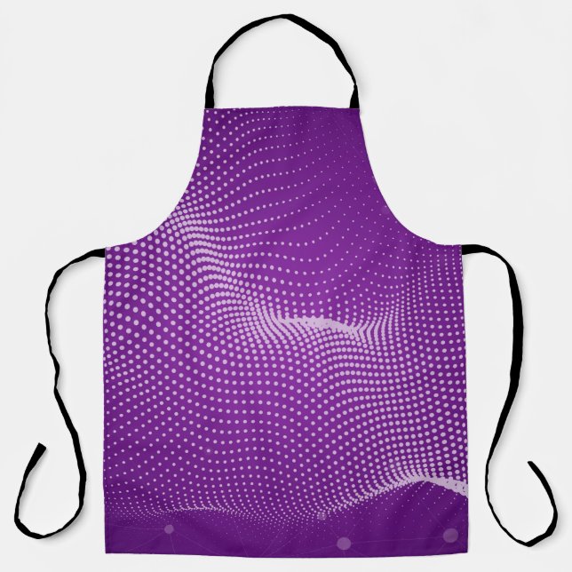 Beautiful purple abstract background. Violet neutr Apron (Front)