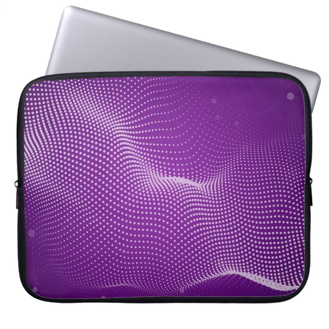 Beautiful purple abstract background. Violet neutr Laptop Sleeve (Front)