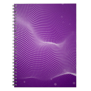 Beautiful purple abstract background. Violet neutr Notebook