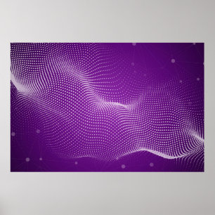 Beautiful purple abstract background. Violet neutr Poster