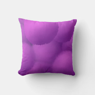 Beautiful Purple Allium Flower Painting Cushion