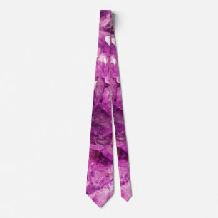 Beautiful purple Amethyst Tie