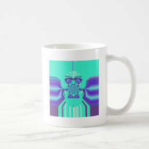 Beautiful Purple Cyan Iridescent Blue vector colou Coffee Mug
