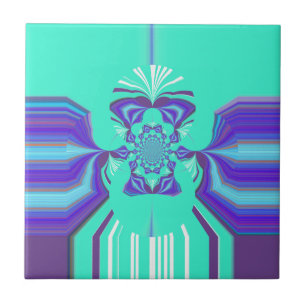 Beautiful Purple Cyan Iridescent Blue vector colou Tile