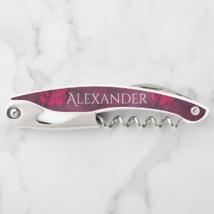 Beautiful Purple Floral Corkscrew
