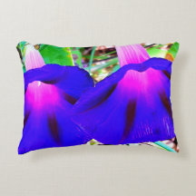 Beautiful Purple Floral Pillow