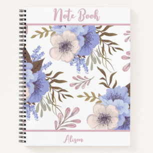 Beautiful Purple Flower Notebook