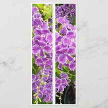Beautiful Purple Flowers Two Bookmarks