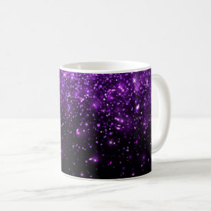 Beautiful Purple Glitter Print Coffee Mug