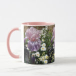 Beautiful Purple Iris Flower floral Love You Mug<br><div class="desc">Beautiful Purple Iris Flower floral Photo Mug. An original photo taken form my own garden.</div>