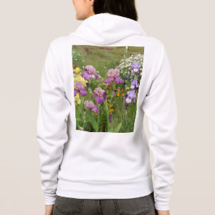 Beautiful Purple Iris Flower floral Photo Hoodie