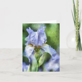 Beautiful Purple Iris Notecard