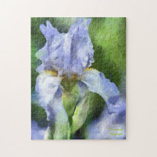 Beautiful Purple Iris Picture Puzzle