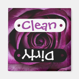 Beautiful Purple Rose Flower Petals Girly Gifts Magnet